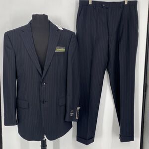 New Jos.A Bank Traveler’s Collection Men's Jacket Pants Suit 2 Piece Black *FLAW
